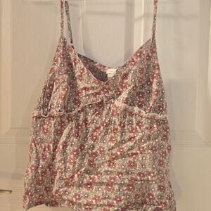 🌸 Route floral cami tank